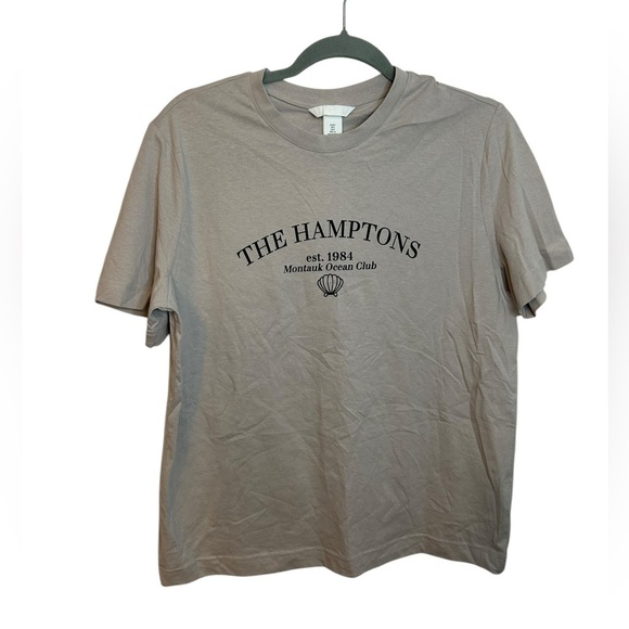 Nwt H&M The Hamptons Graphic Tee - Picture 1 of 4